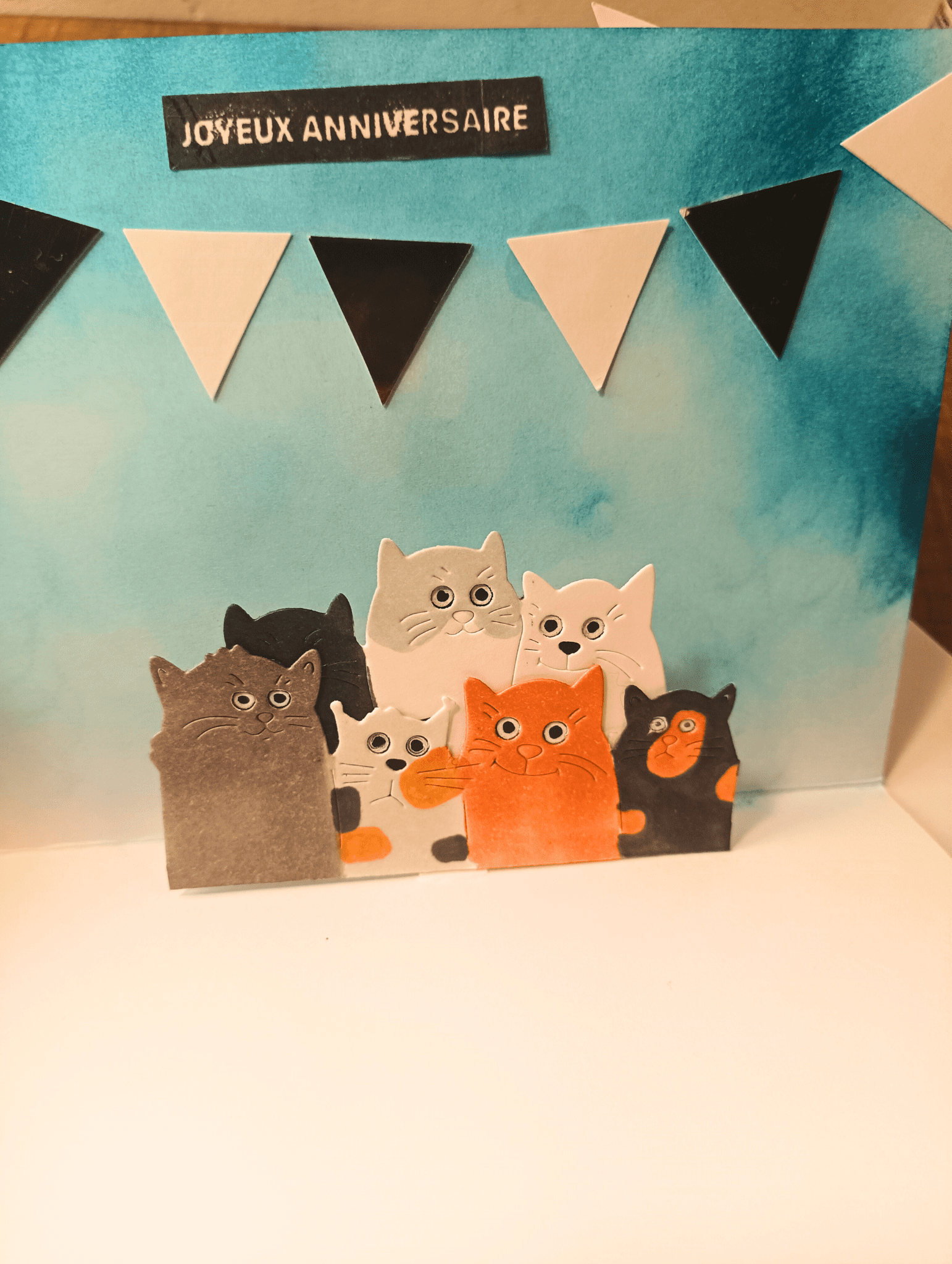 Anniv Pop up chorale de chats bleue – Image 2