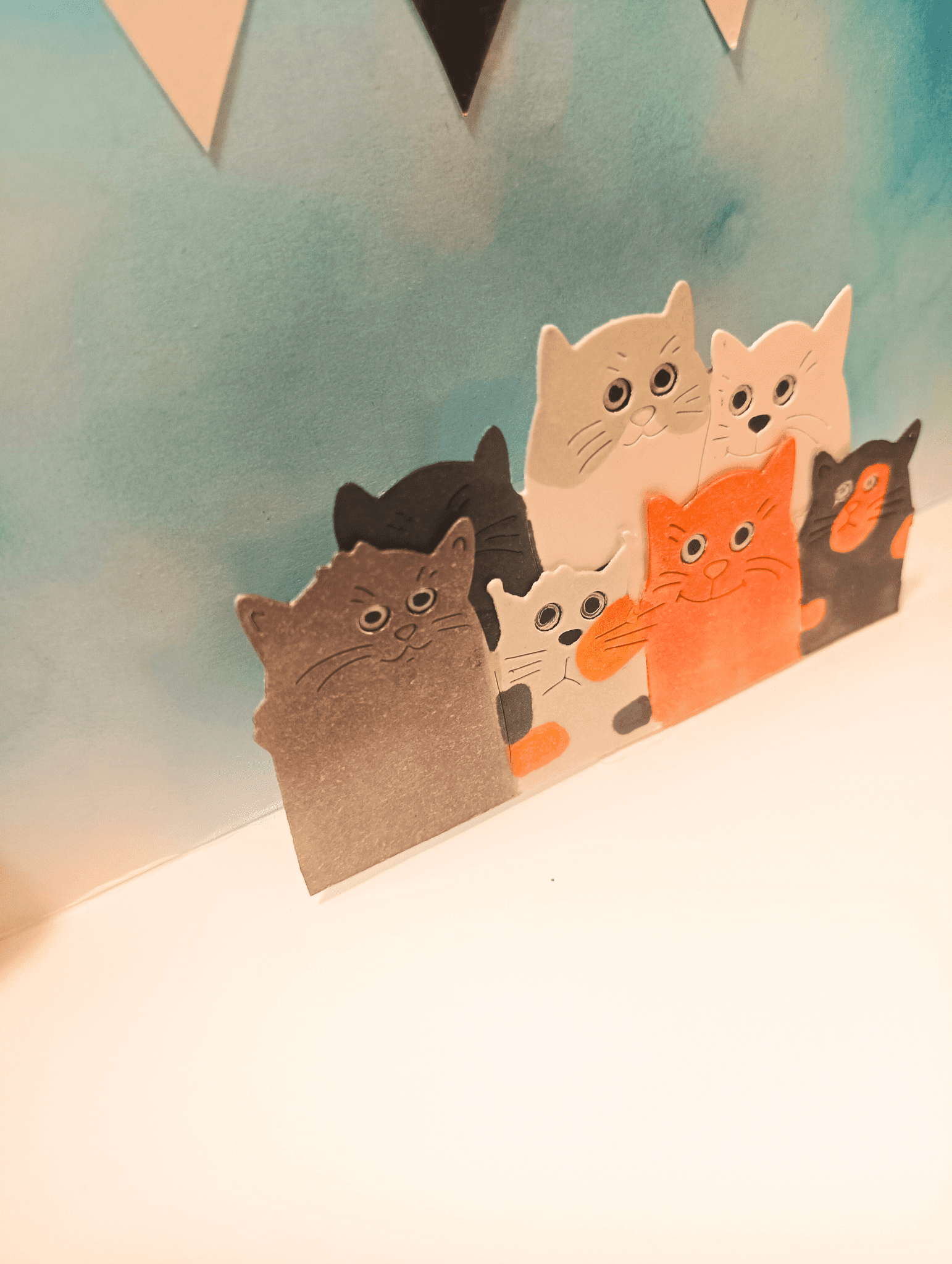 Anniv Pop up chorale de chats bleue – Image 3